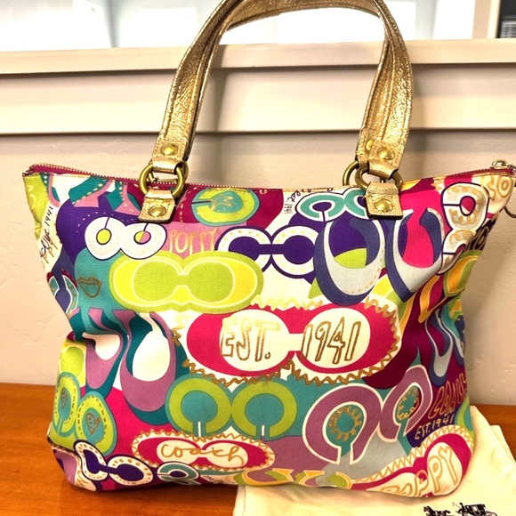 Coach Poppy C Bag Limited Edition Pop Purse Large Designer Dust Bag - Picture 4 of 16